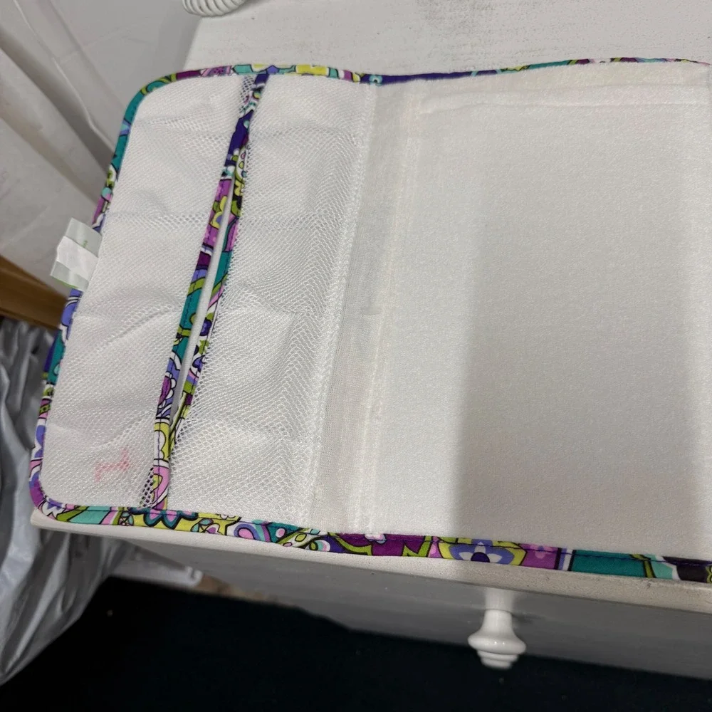 Vera Bradley Changing Pad Baby Heather‎ Purple Teal Paisley Quilted Travel
